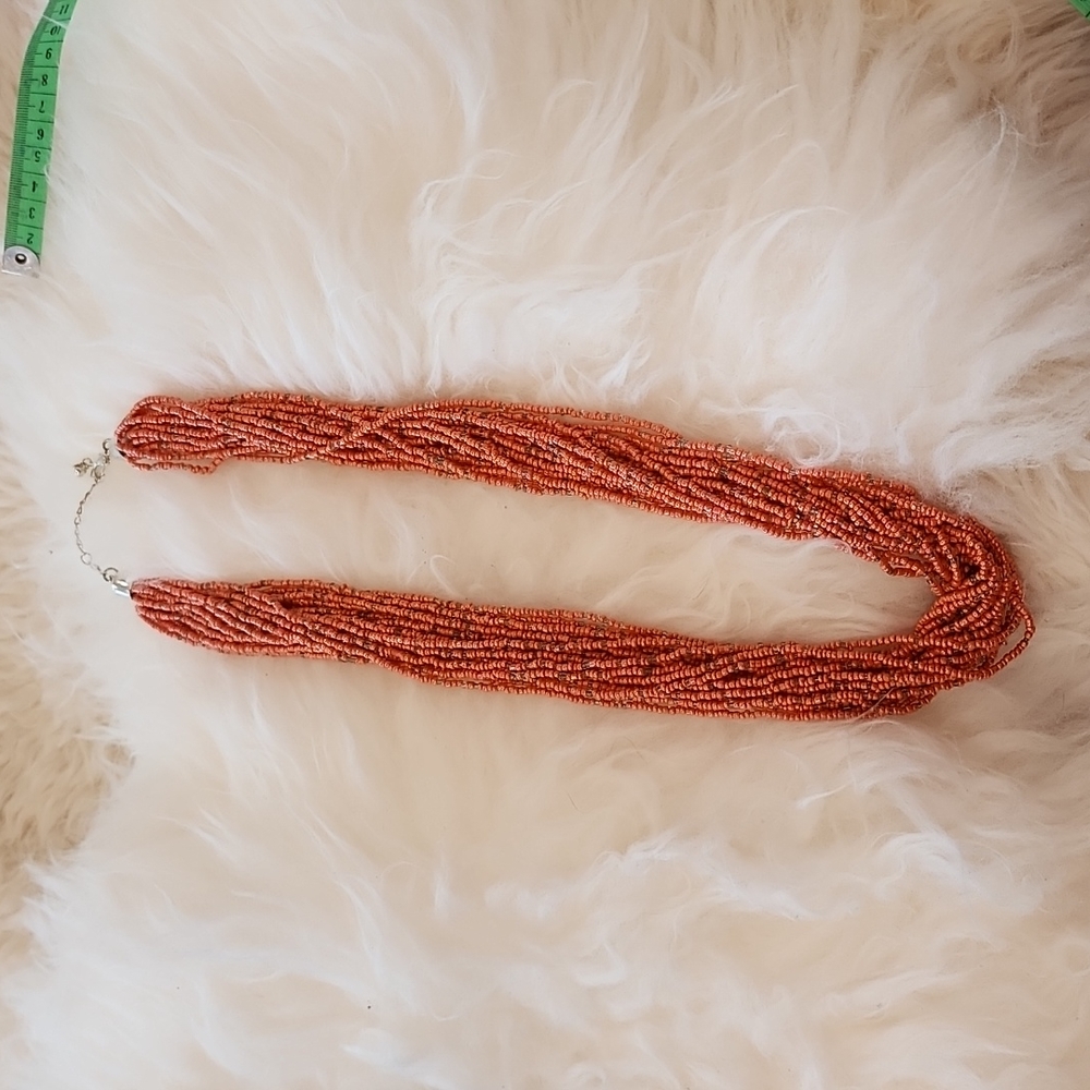 30 " multistrand beaded necklace.